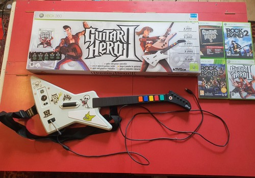 Xbox 360 guitar hero - xbox,
