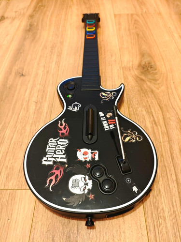 Xbox 360 guitar hero black - xbox,