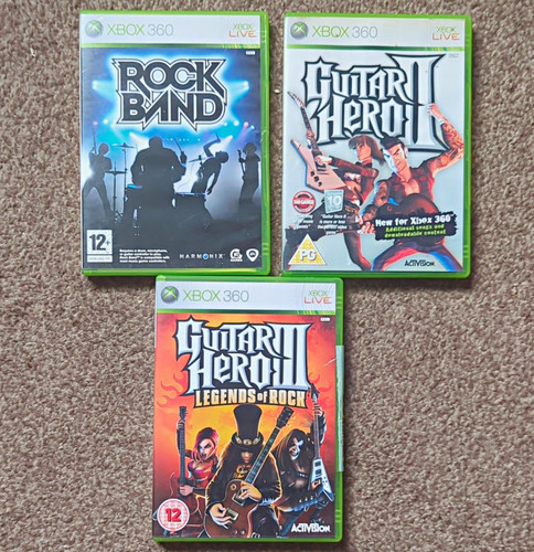 Guitar hero and rockband - 2,