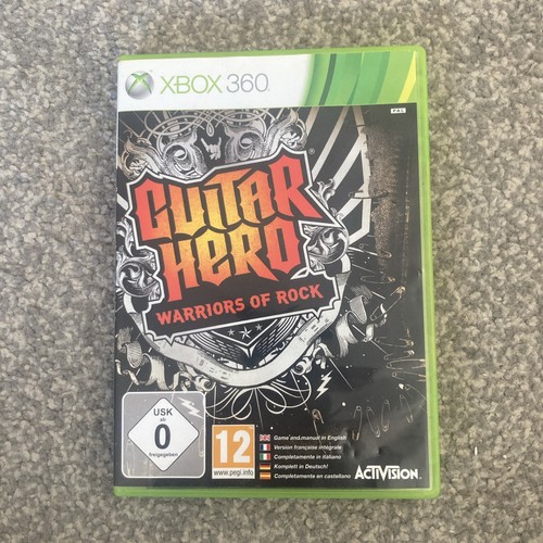Xbox 360 guitar hero warriors - guitar,