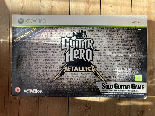 Xbox 360 guitar hero - 360, metallica