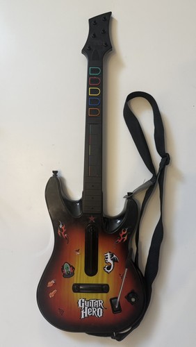 Xbox 360 guitar hero - xbox, sunburst