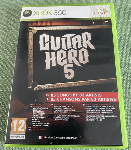 Guitar hero xbox 360 game - 5,