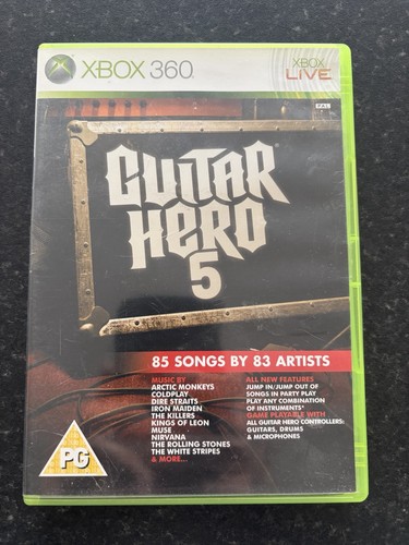 Xbox 360 guitar - hero, with