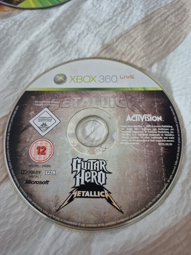 Xbox 360 guitar - xbox, metallica