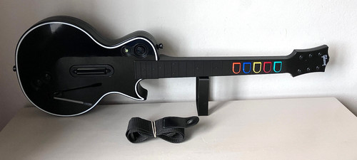 Xbox 360 guitar hero black - guitar,